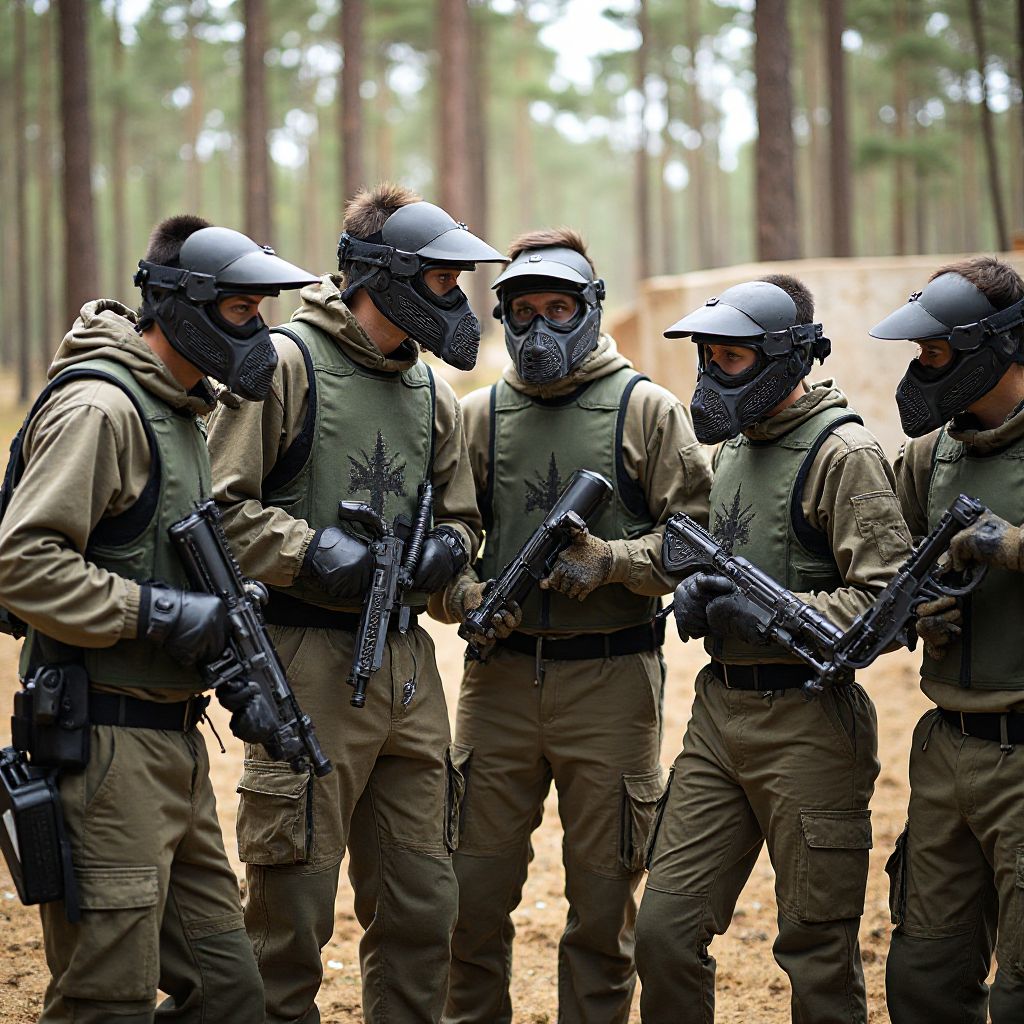 Anniversaire paintball entre amis